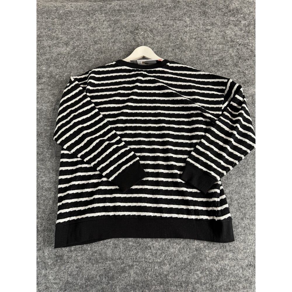 Berkley Jensen Sweater Womens 2XL Crew Neck Sweatshirt XXL Striped Textured N282 - Picture 5 of 10